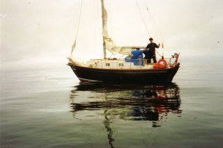 Colin sailing throughout the Pacific