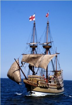 Mayflower II under sail
