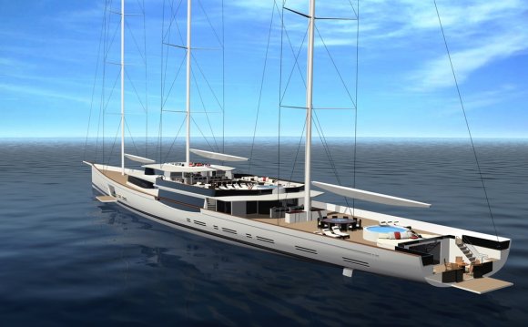 Mega sailing Yacht