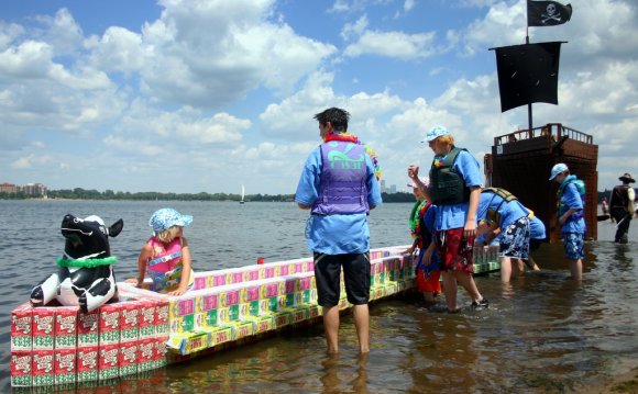 Milk Carton Boat Races