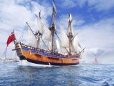Replica sailing ships