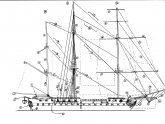 Sailing ship diagram